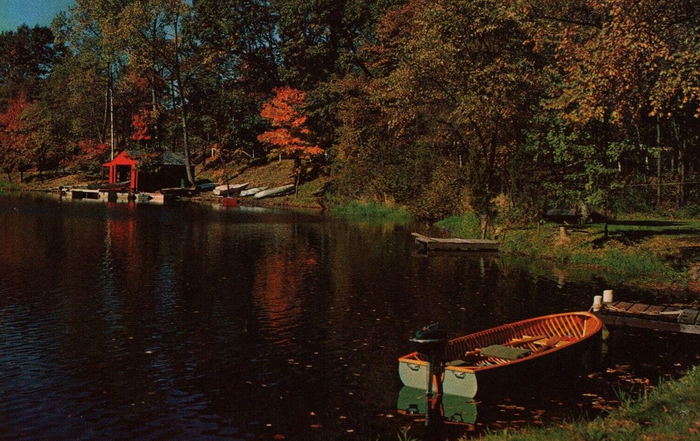 Blue Water Motel - Vintage Postcard (newer photo)